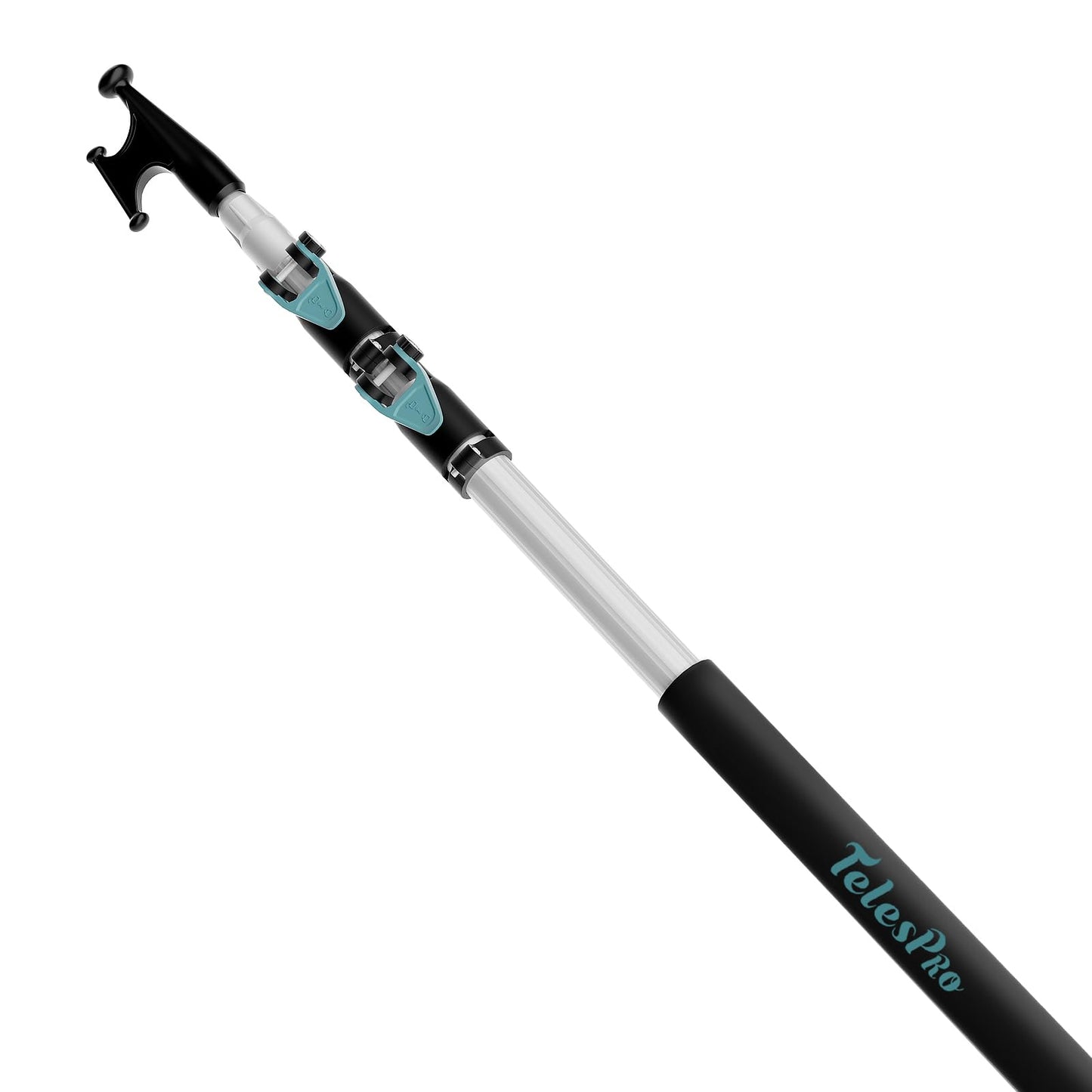 TelesPro 5-12FT Telescopic Aluminum Boat Hook - Versatile Docking Pole for Easy Boat Handling, Sturdy Design for All Water Conditions