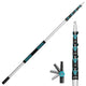 TelesPro Telescoping Pole 6-24FT Lightweight Aluminum for Painting, Dusting, Window Cleaning, and Tree Sawing