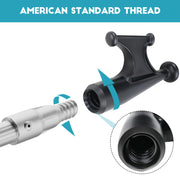 TelesPro Boat Hook Attachment - Versatile, Durable & Compatible with 12FT, 24FT, 30FT Extension Poles (Poles Sold Separately)