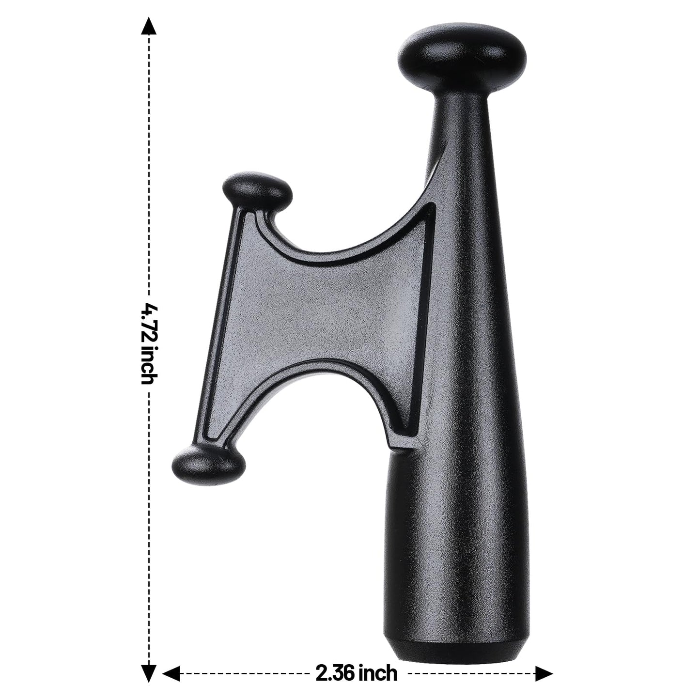 TelesPro Boat Hook Attachment - Versatile, Durable & Compatible with 12FT, 24FT, 30FT Extension Poles (Poles Sold Separately)