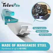 TelesPro Multi-Purpose Handheld Pruning Saw with 16-Inch Blade for Tree Trimming - Compatible with Standard US Acme Thread Poles (Pole Sold Separately)