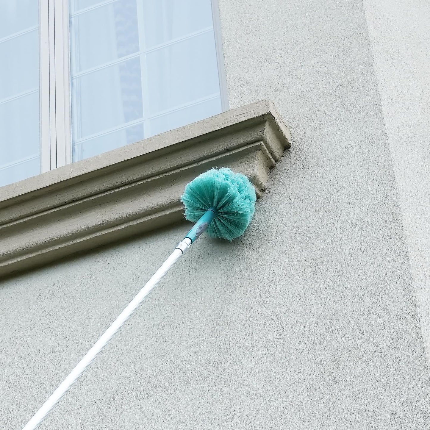 TelesPro 3-Piece House Cleaning Duster Attachment Set | Cobweb Duster, Chenille Ceiling Fan Duster, Microfiber Feather Duster | Fits Standard US Acme Thread Poles