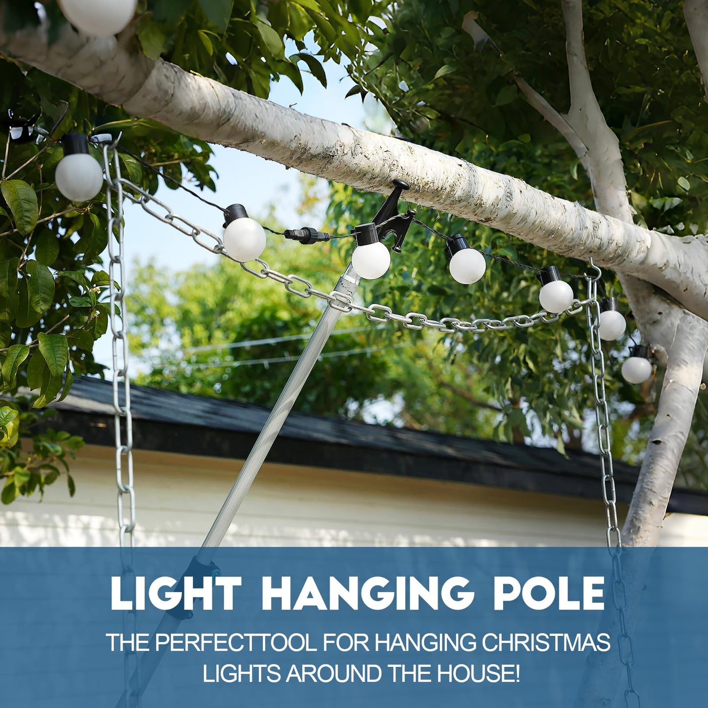 TelesPro 5-12FT Telescopic Aluminum Boat Hook - Versatile Docking Pole for Easy Boat Handling, Sturdy Design for All Water Conditions